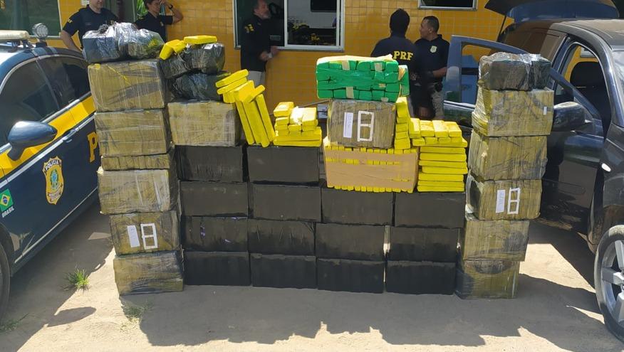 PRF apreende mais de meia tonelada de drogas