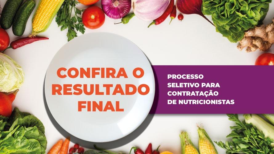 Secretaria de Educação divulga o resultado final da seleção de nutricionistas