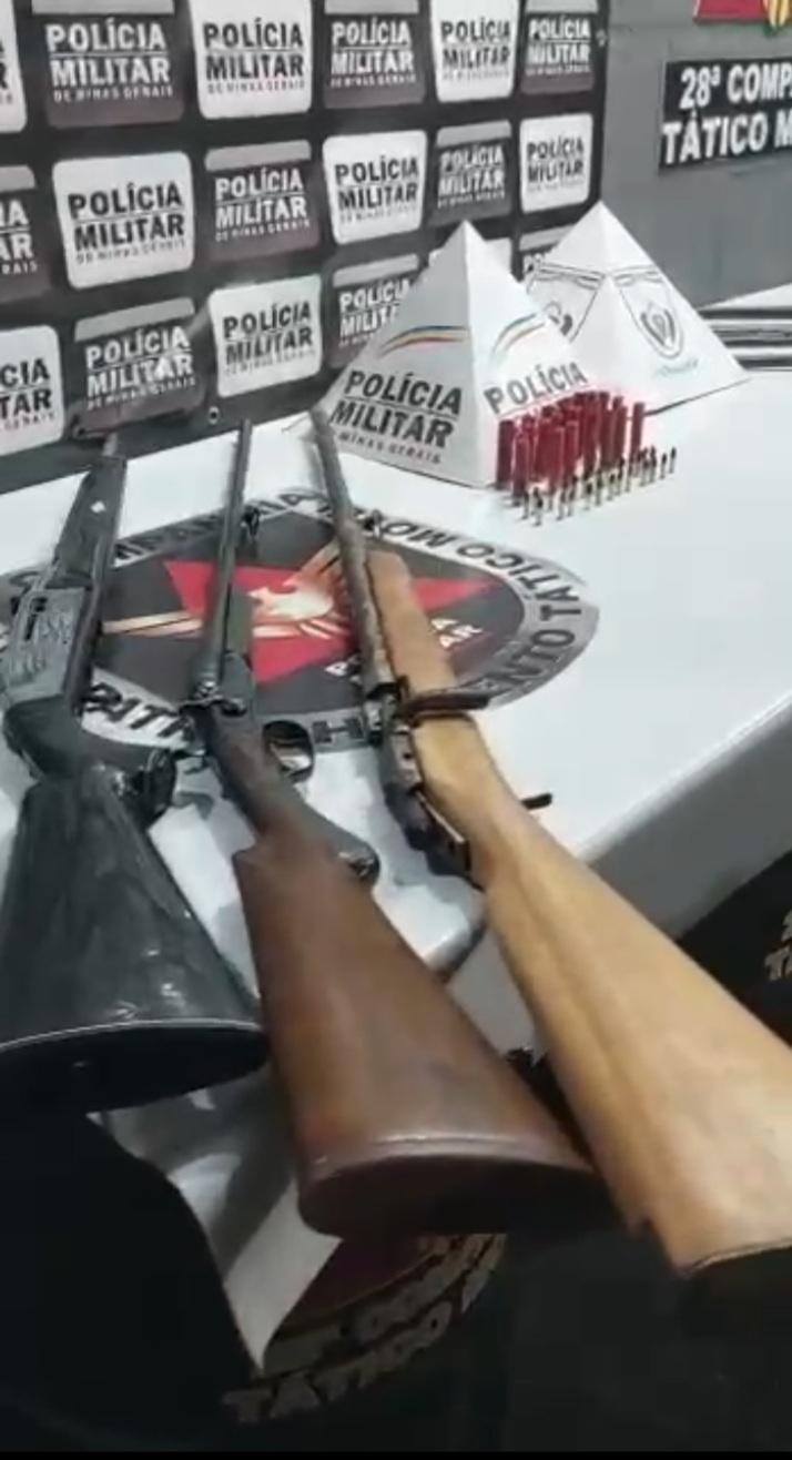 Homem é preso por posse ilegal de fogo arma em Chácara