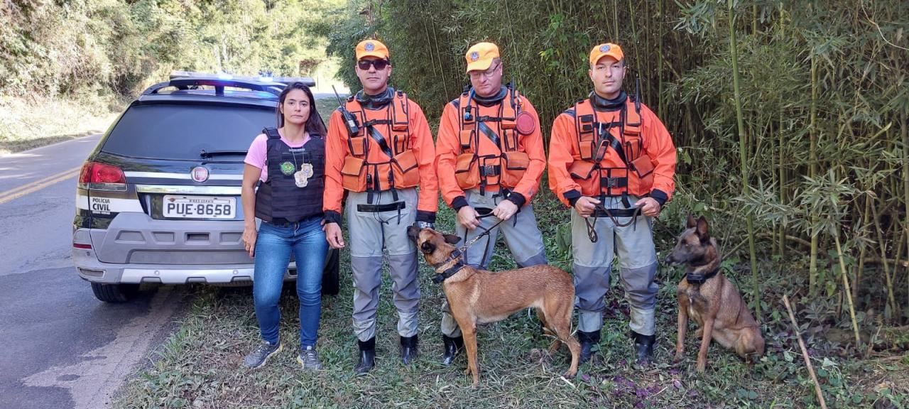 PCMG recebe Bombeiros para auxiliar em buscas por desaparecido em Juiz de Fora
