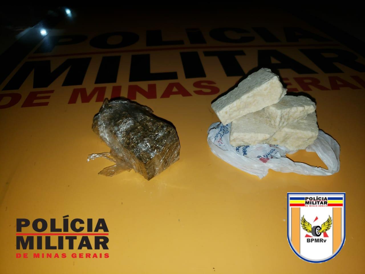 PM prende suspeito por tráfico de droga na AMG 3085