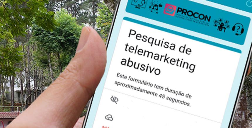 Procon divulga questionário sobre telemarketing abusivo