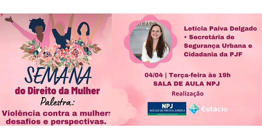 Secretária de Segurança fala sobre violência contra a mulher a estudantes
