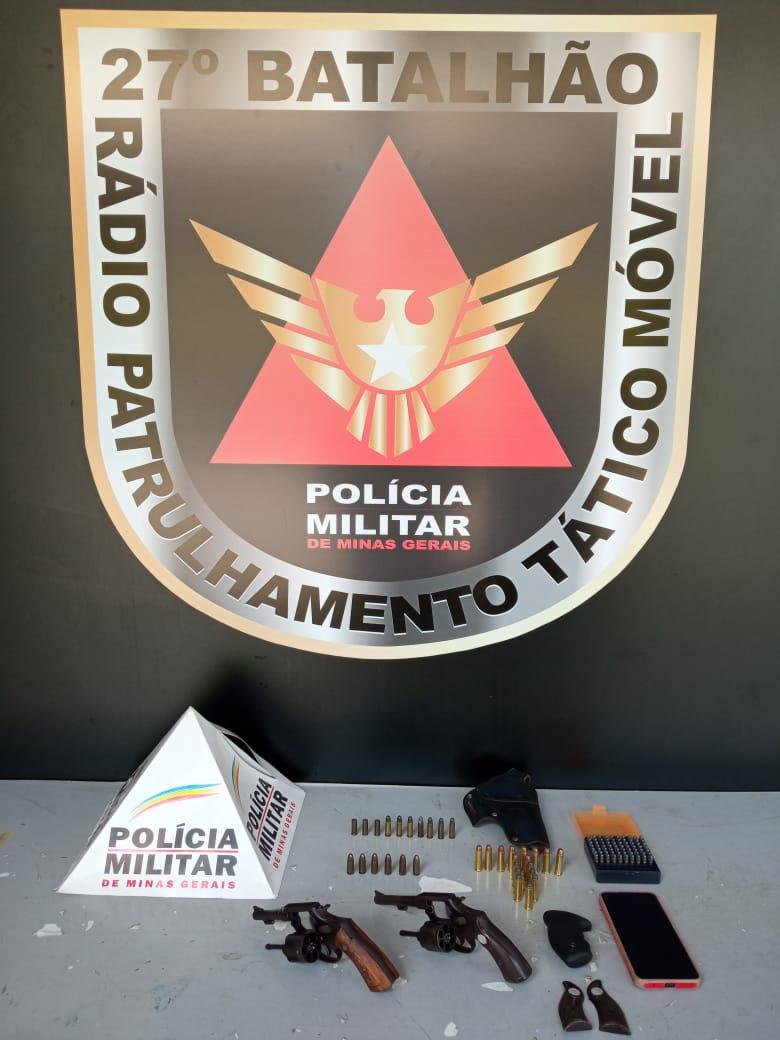 Homens são presos por porte ilegal de arma em JF