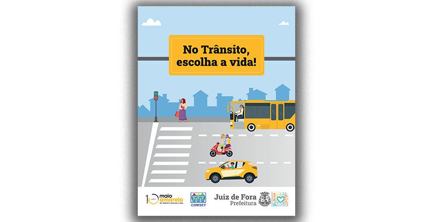 Movimento Maio Amarelo é iniciado na cidade