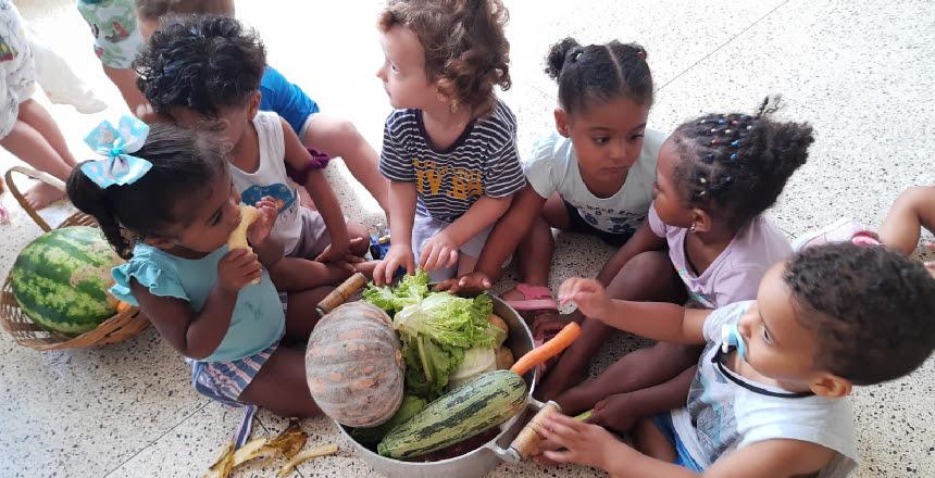PJF realiza projeto de educação alimentar e nutricional em escolas e creches