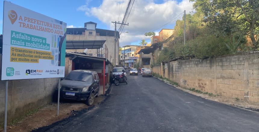 Prefeitura conclui pavimentação da rua Boa Esperança, no bairro Linhares