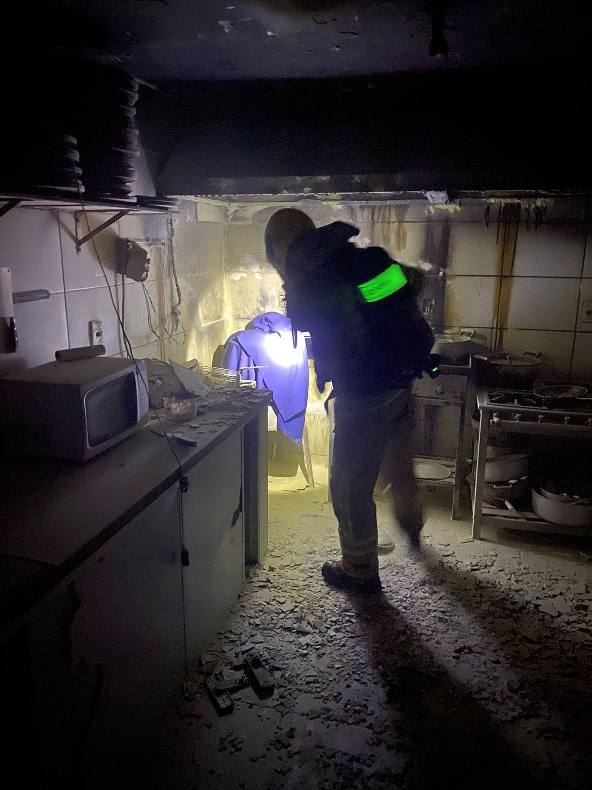 Princípio de incêndio em restaurante de Santos Dumont é controlado por funcionários