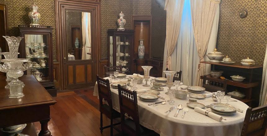 Sala de jantar das refeições de D. Pedro II e da Família Imperial poderá ser visitada na reabertura completa do Museu Mariano Procópio