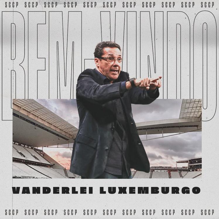 Vanderlei Luxemburgo é o novo técnico do Corinthians