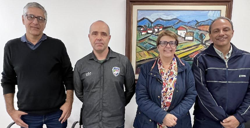 Cesama firma patrocínio para projeto JF Vôlei