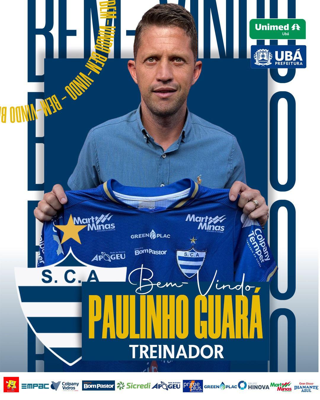 Paulinho Guará assume o comando técnico do Aymorés para o Hexagonal do Módulo II do Campeonato Mineiro