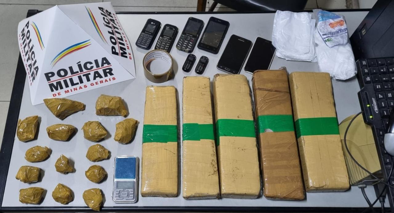Polícia Militar faz apreensão de drogas em Barbacena