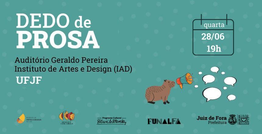 Projeto Dedo de Prosa terá reunião no campus da UFJF nesta quarta, 28