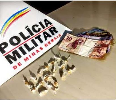 Adolescente é preso por tráfico de drogas na Vila Santa Terezinha em São João Del Rei