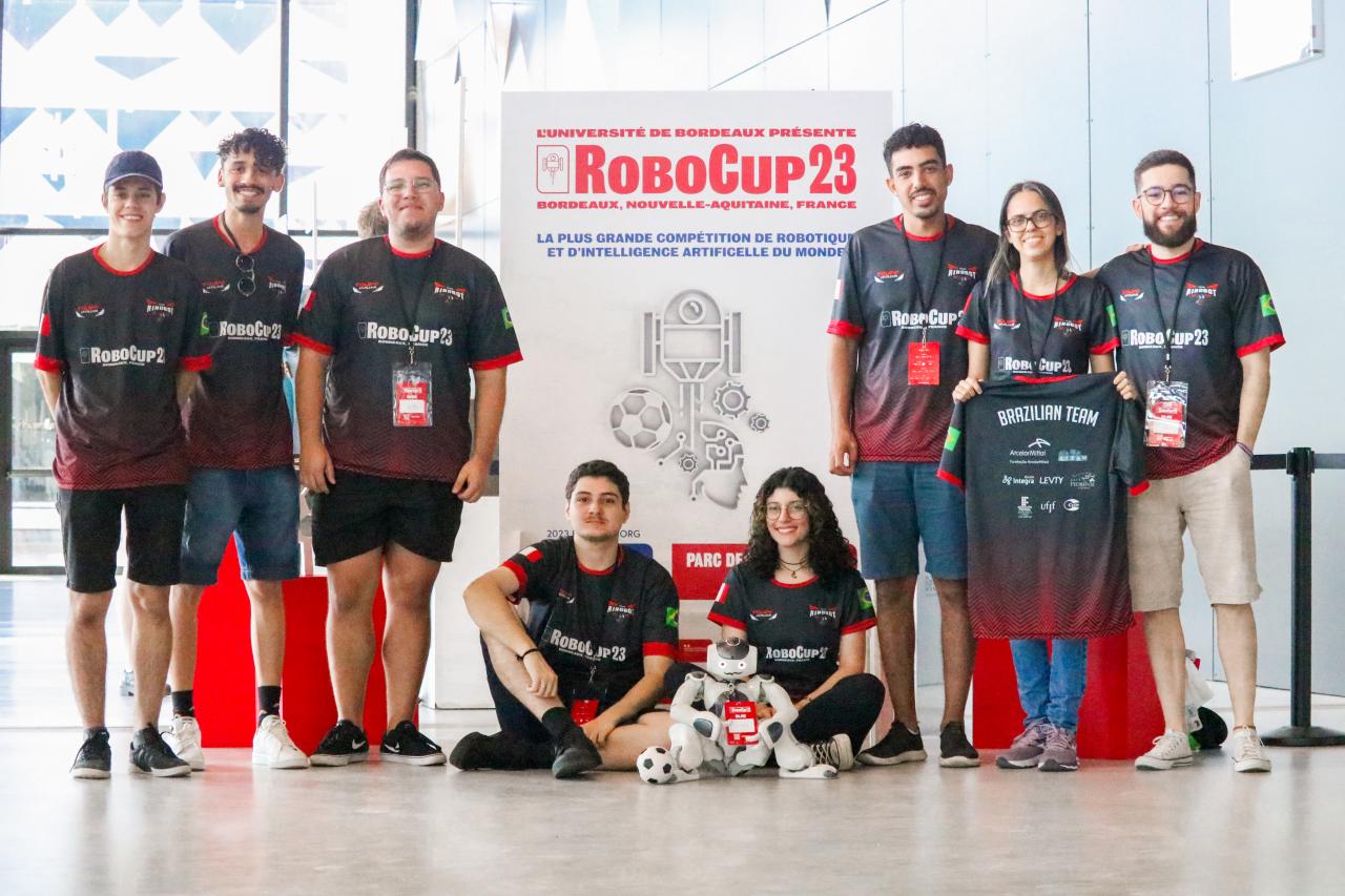 Equipe da UFJF alcança o sétimo lugar na competição internacional RoboCup 2023