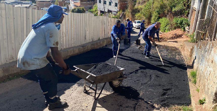 PJF atende 22 bairros com operação tapa-buracos nesta terça-feira, 25