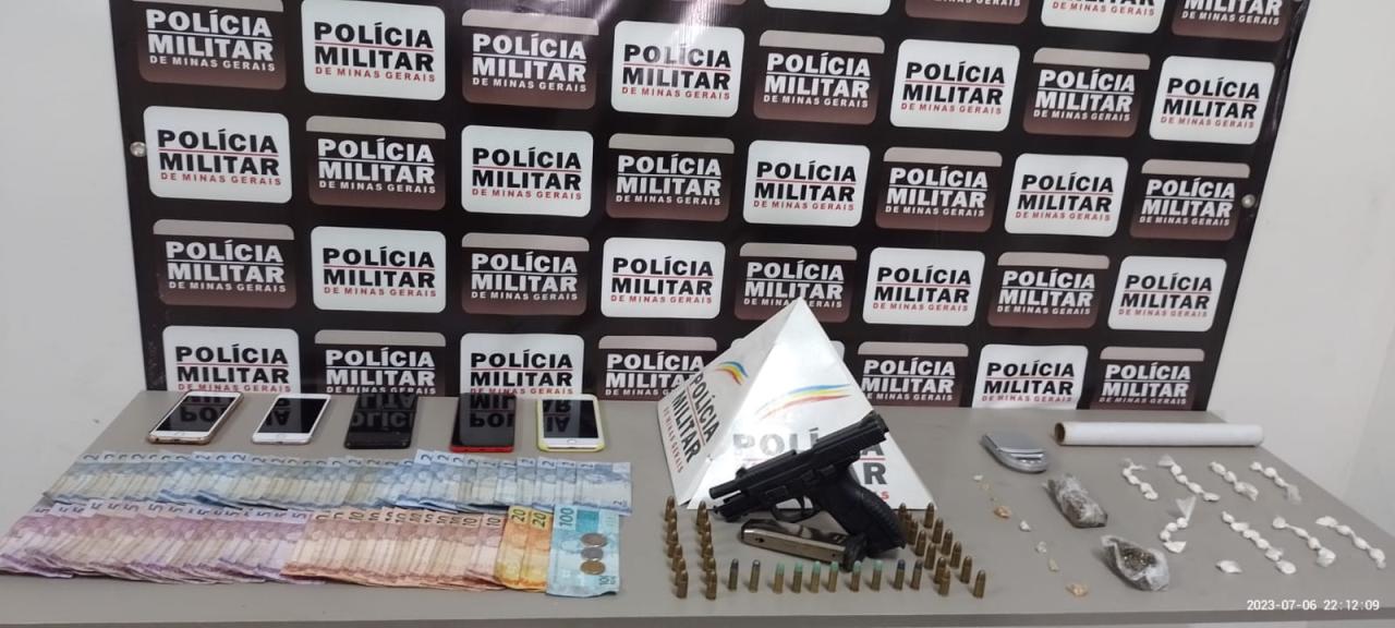 Seis pessoas foram presas por tráfico de drogas no bairro Santa Rita