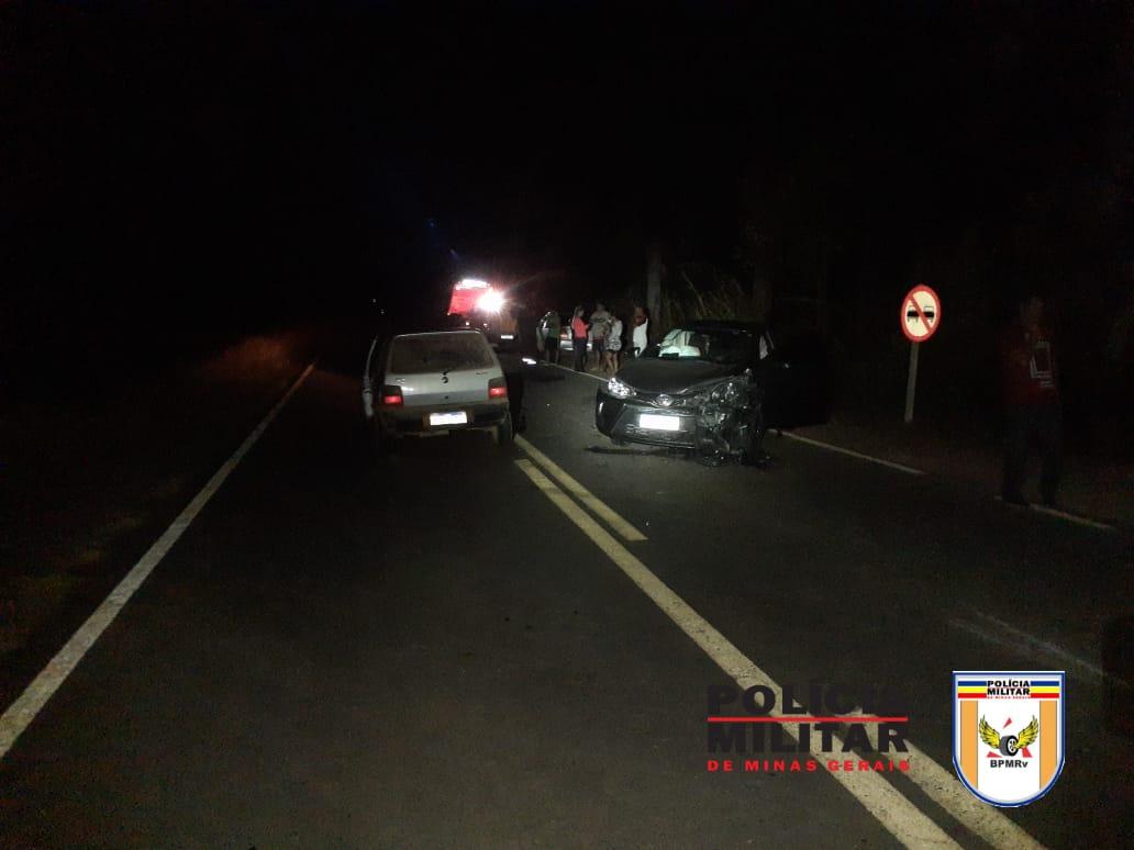 Acidente na Rodovia MG 126, no KM 38, deixa quatro pessoas feridas