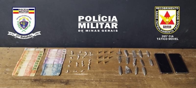 Adolescentes são apreendidos por tráfico de drogas em Visconde do Rio Branco e Ubá