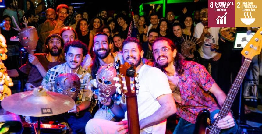 Banda Maracaju de Gaveta promete agitar a volta da Feira Noturna na Praça Antônio Carlos