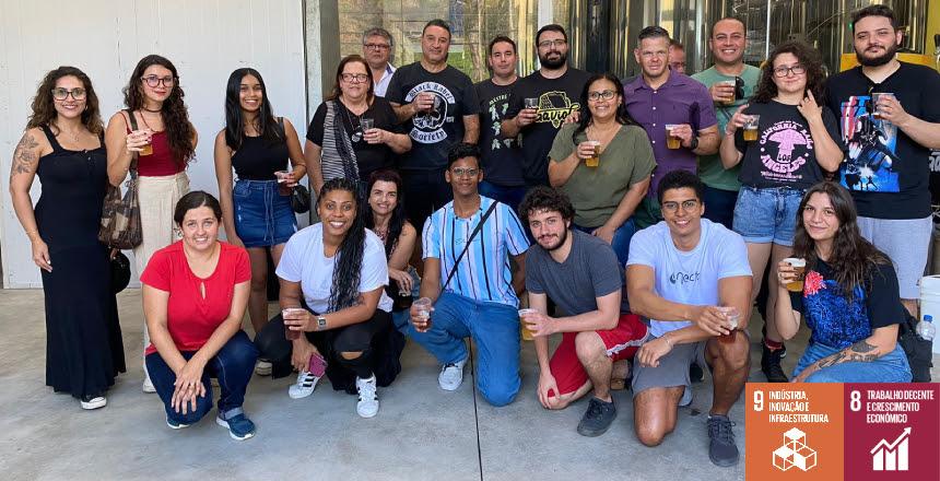 Cervejaria Gavioli foi a terceira fábrica visitada pelo projeto 