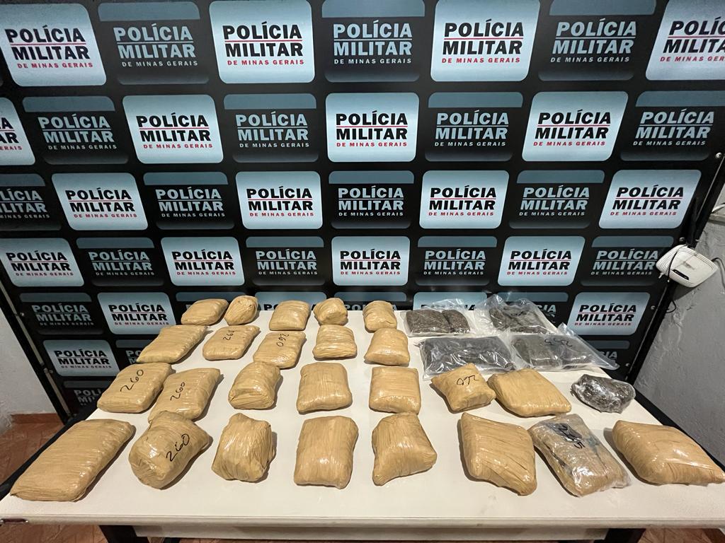 POLÍCIA MILITAR APREENDE GRANDE QUANTIDADE DE DROGAS EM CARANGOLA