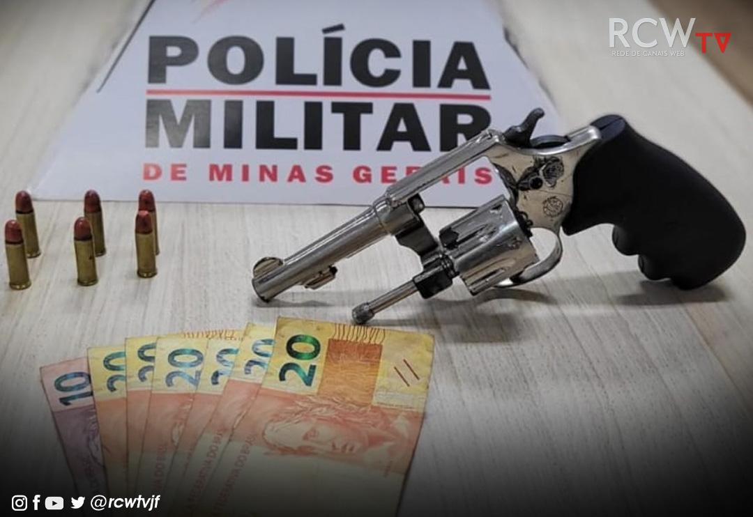 Jovem suspeito de envolvimento em assalto é detido com arma de fogo em operação realizada no Bairro Matosinhos.