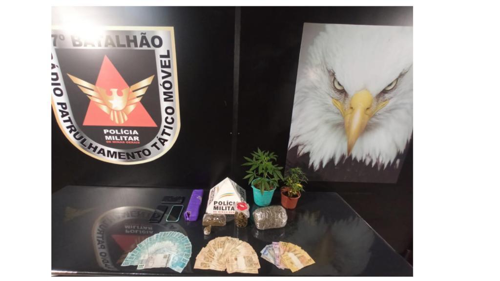 Polícia militar coíbe tráfico de drogas