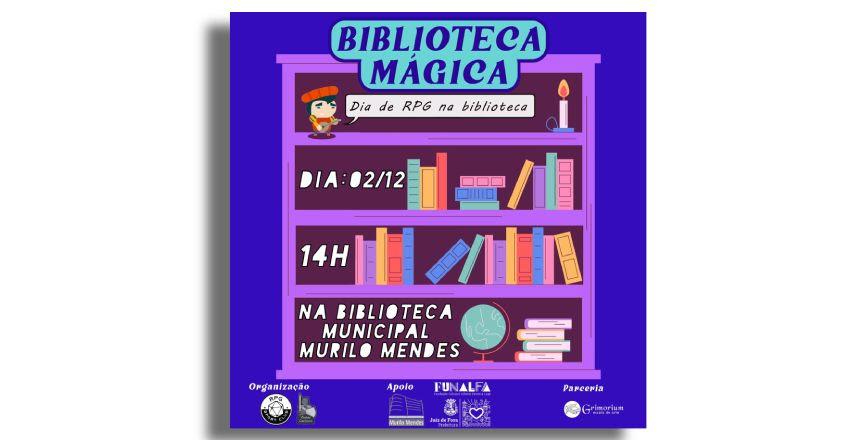 Biblioteca Municipal Murilo Mendes abre as portas no sábado, 2, para tarde lúdica de jogos