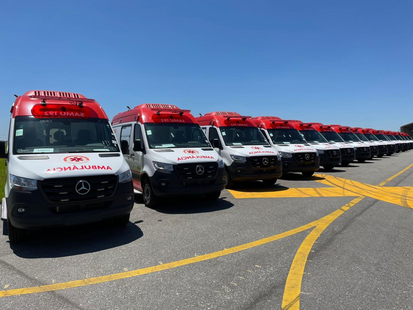 Com 47 novas ambulâncias, Minas renova frota do Samu 192 e amplia o serviço em todo o estado
