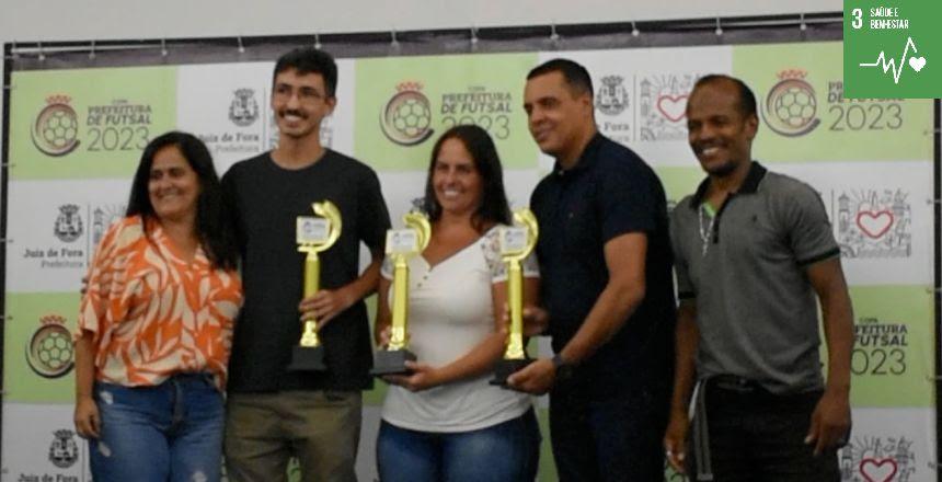 PJF encerra a Copa Prefeitura de Futsal 2023 com premiações e reconhecimentos
