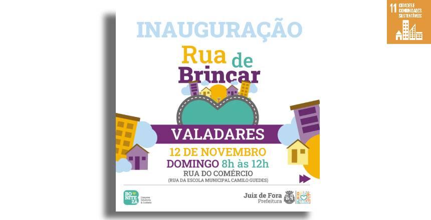 Rua de Brincar será inaugurado pela primeira vez na zona rural do município