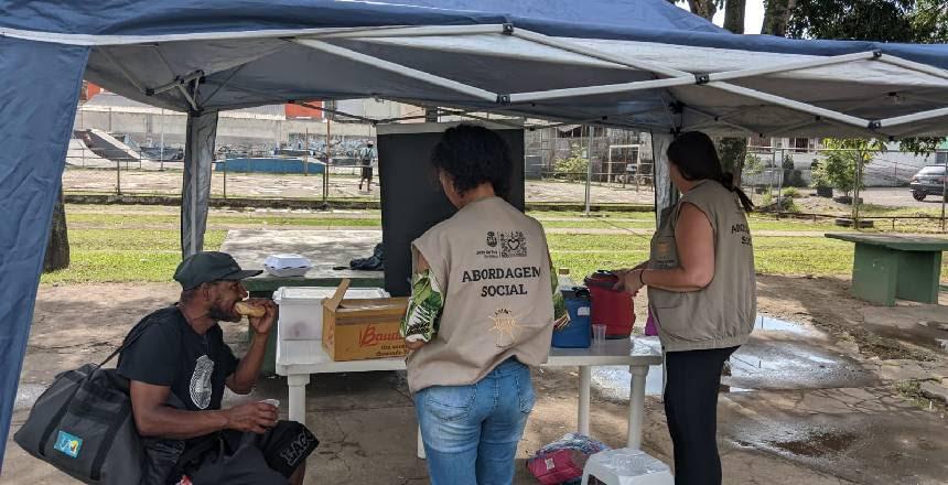 Serviço Especializado de Abordagem Social promove ação no bairro Vitorino Braga