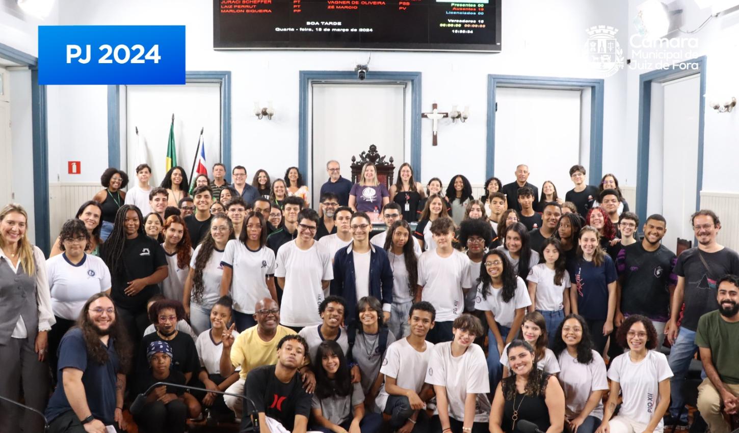 Câmara Municipal de Juiz de Fora instaura o Parlamento Jovem 2024