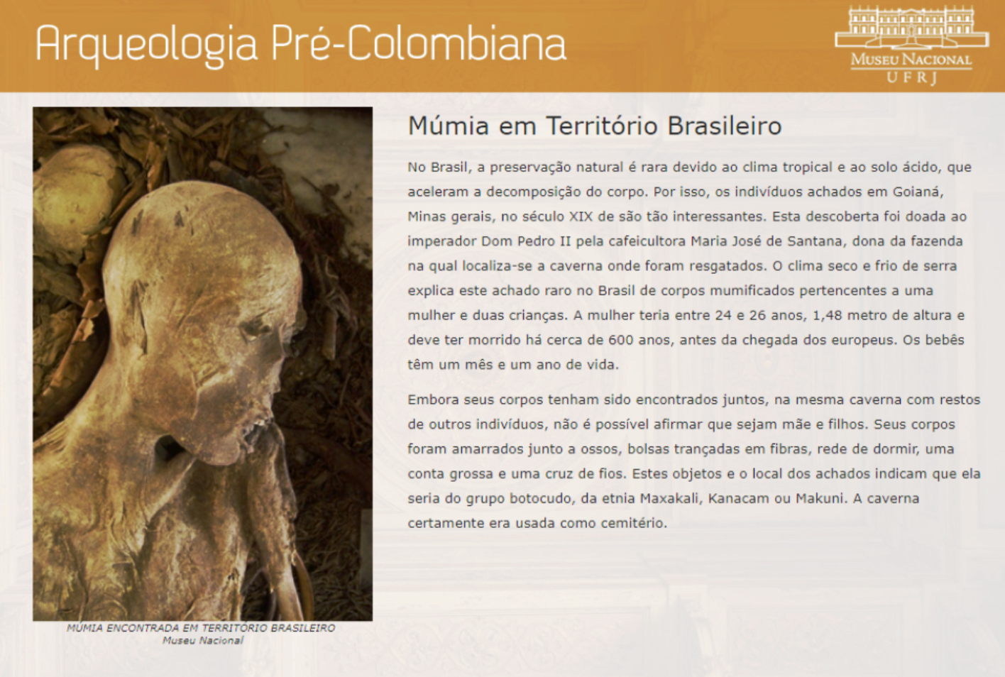 Múmias na Zona da Mata Mineira