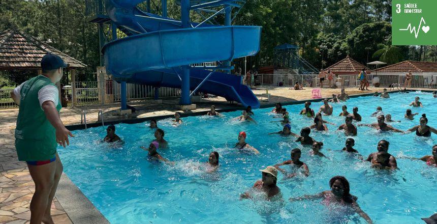 Parque Municipal de Juiz de Fora promove Aulões de Hidroginástica aos domingos