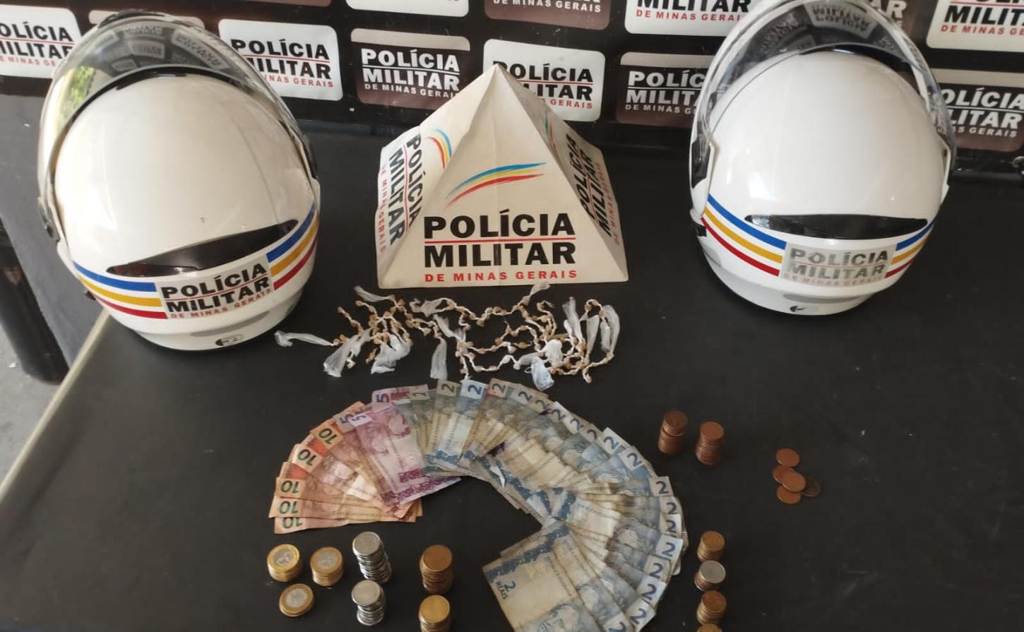 Polícia Militar apreende drogas e detém casal por tráfico no Centro de Juiz de Fora