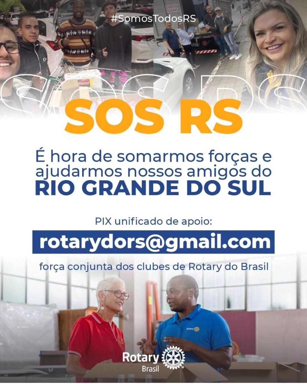 Clubes de Rotary do Brasil em ação pelo Rio Grande do Sul