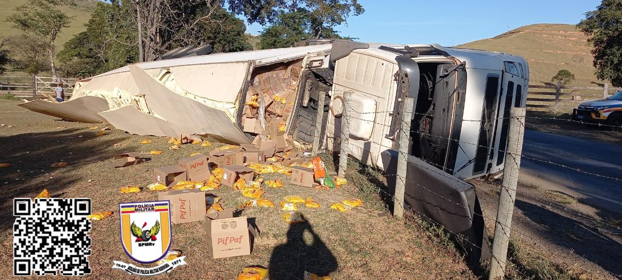 Acidente de trânsito na MG-285 deixa vítima ferida