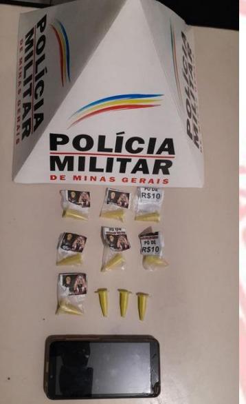 Jovem é Preso por Tráfico de Drogas em São Vicente de Minas