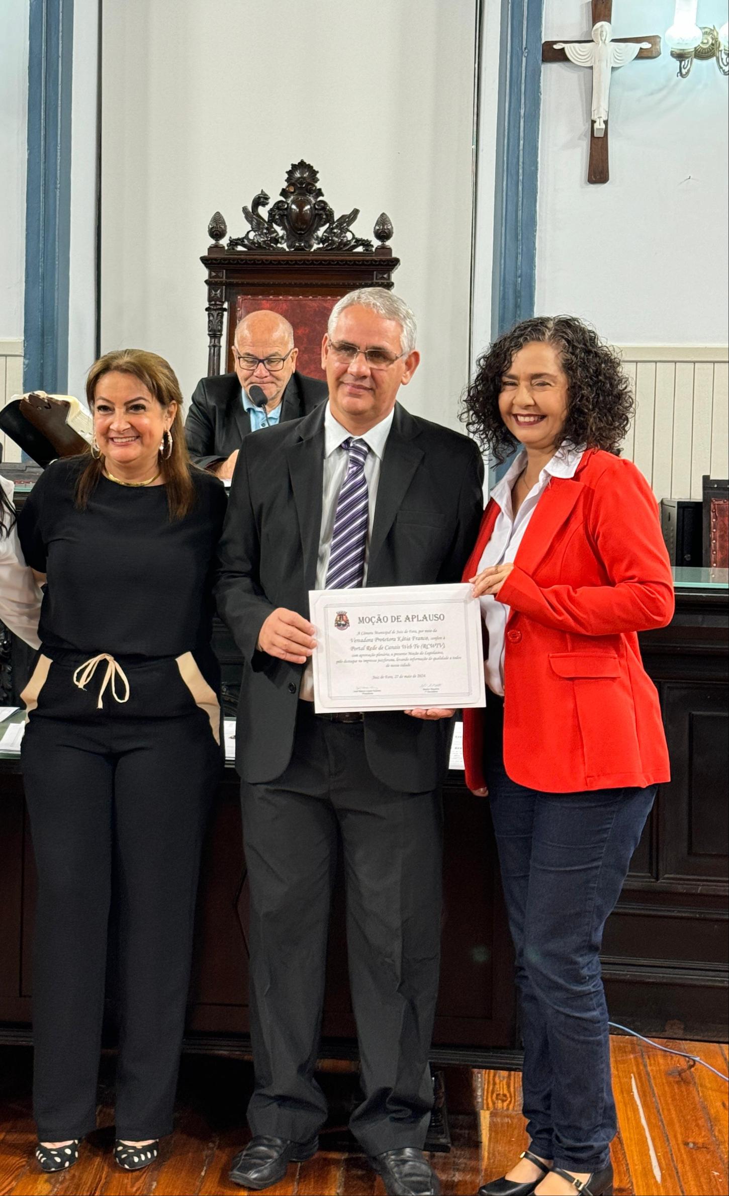 RCWTV recebe Moção de Aplausos na Câmara Municipal de Juiz de Fora