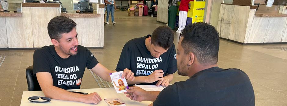 Ouvidoria-Geral realiza atendimento presencial no Terminal Rodoviário de Belo Horizonte