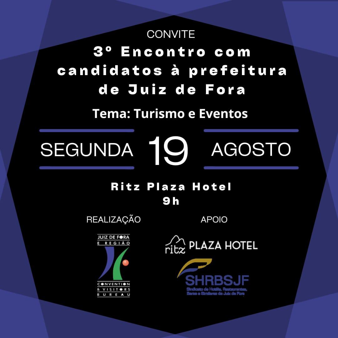 Candidatos à Prefeitura de Juiz de Fora Debatem o Futuro do Turismo e Eventos na Cidade