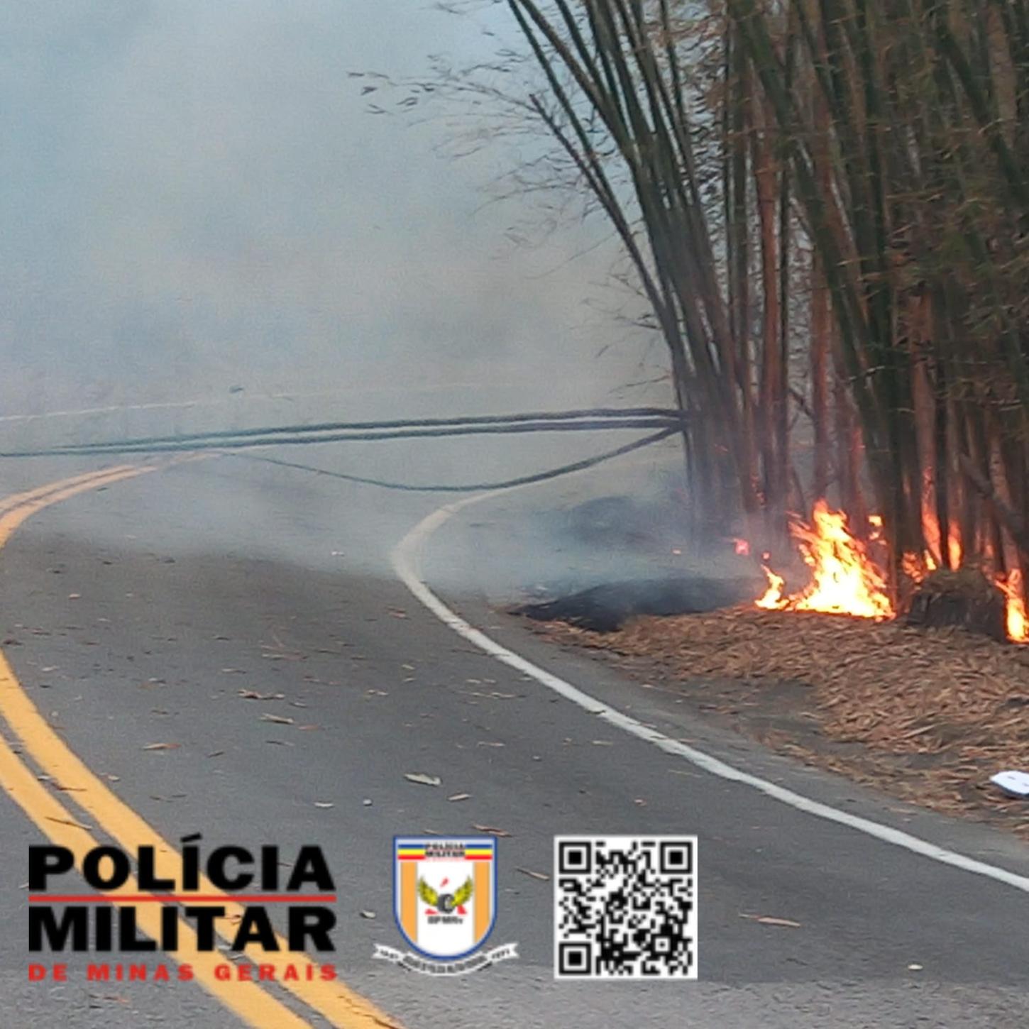 Perigo na Estrada: Homem é Preso Após Provocar Incêndio e Ameaçar Testemunha