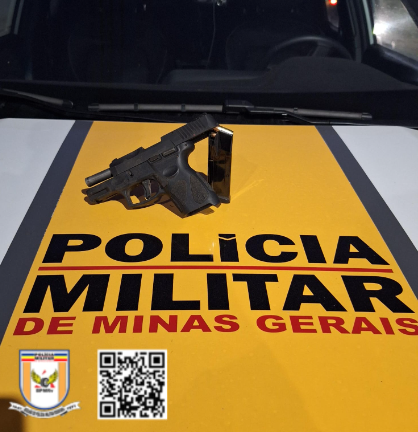 Ação policial resulta em prisão por porte ilegal de arma de fogo