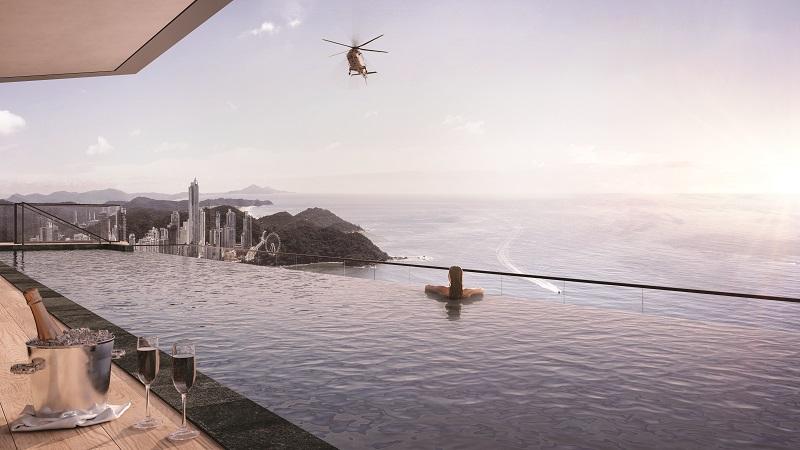 Balneário Camboriú terá edifício com piscina e mirante a 185 metros de altura