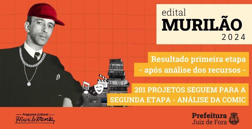 Edital Murilão: 201 Projetos Aprovados Avançam para Segunda Fase