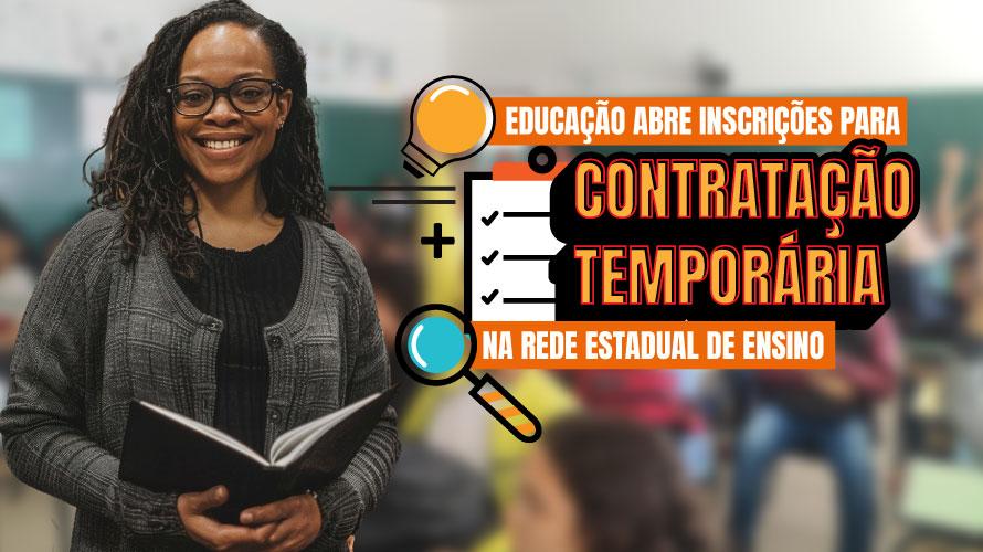 Educação de Minas Gerais abre seleção para contratação temporária na rede estadual