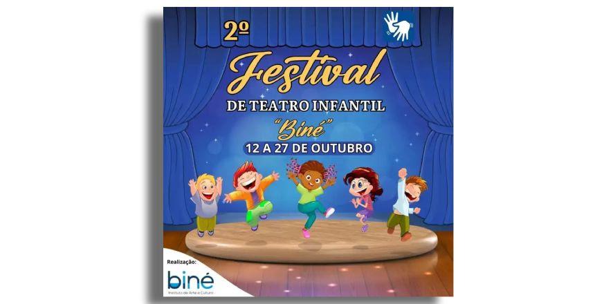 Festival de Teatro Infantil Biné Encerrará Com Grandes Espetáculos neste Final de Semana